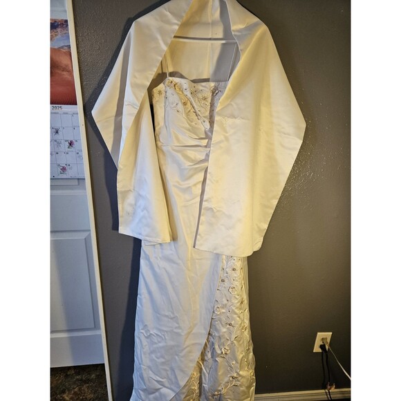 Vintage Niki Dress By Niki Livas Size 8 Off White Prom/wedding‎ Dress - Picture 11 of 12